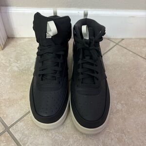 Nike Black and White High-Top Sneakers